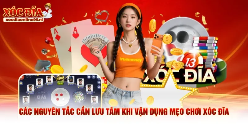 Các nguyên tắc cần lưu tâm khi vận dụng mẹo chơi xóc đĩa