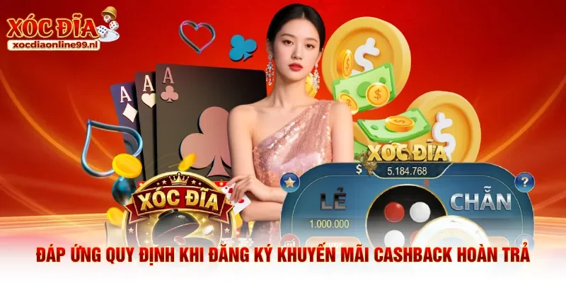 Đáp ứng quy định khi đăng ký khuyến mãi Cashback hoàn trả
